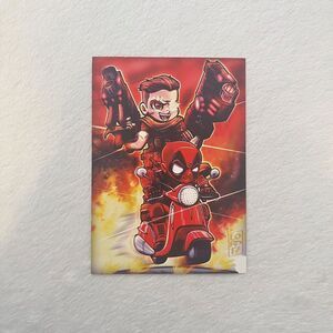 Lord Mesa Deadpool and Cable 5"x 7" Print
